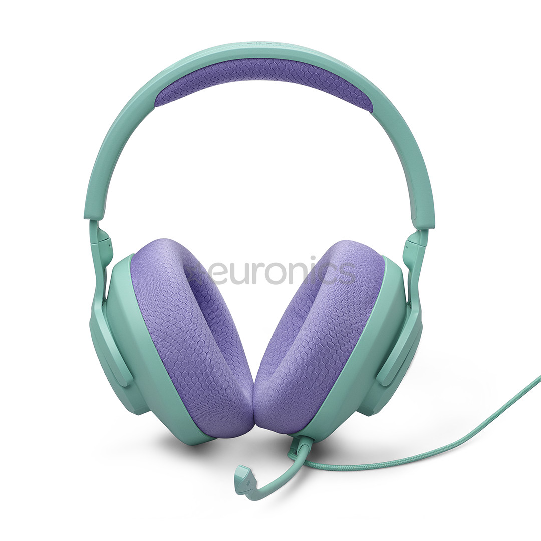 JBL Quantum 100M2, cyan - Wired Headset JBLQTUM100M2CYN