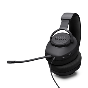 JBL Quantum 100M2, melna - Austiņas ar mikrofonu