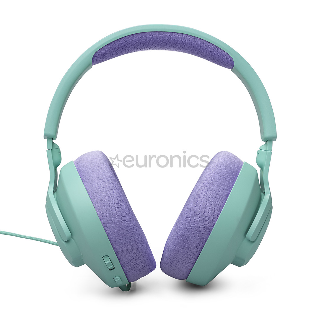 JBL Quantum 100M2, cyan - Wired Headset