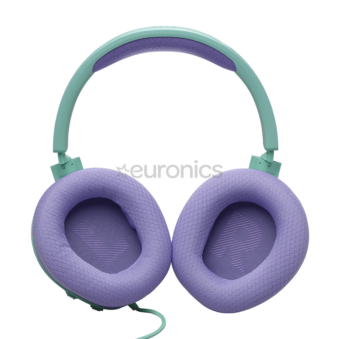 JBL Quantum 100M2, cyan - Wired Headset