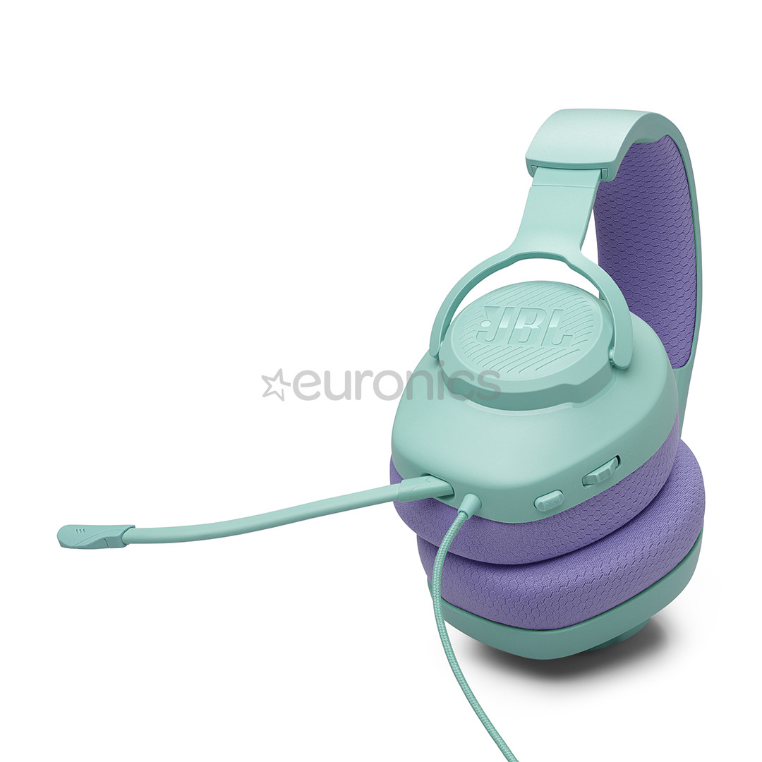 JBL Quantum 100M2, cyan - Wired Headset