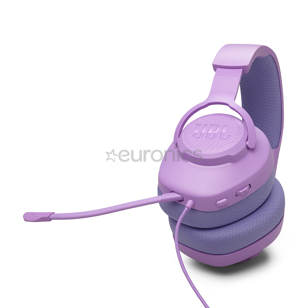 JBL Quantum 100M2, lillā - Bezvadu austiņas ar mikrofonu