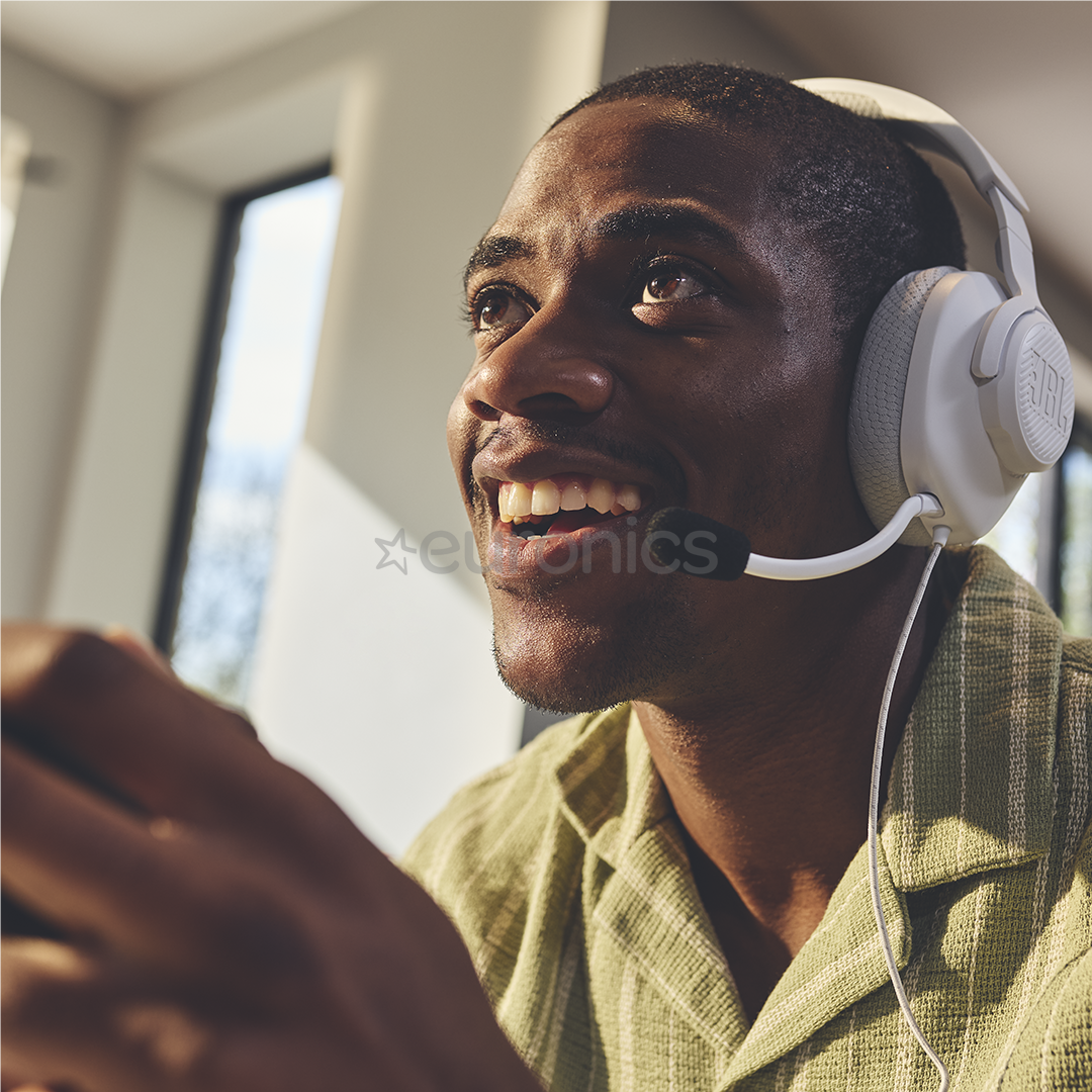 JBL Quantum 100M2, lillā - Bezvadu austiņas ar mikrofonu