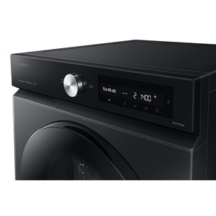 Samsung, SmartThings AI-energy mode, 11 kg, depth 60 cm, 1400 rpm, black - Front load washing machine