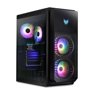 Acer Predator Orion 5000, i7, 32 GB, 2 TB, RTX4070 Super, melna - Dators