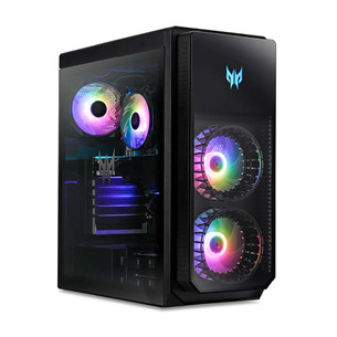 Acer Predator Orion 5000, i7, 32 GB, 1 TB, RTX4080 Super, melna - Dators