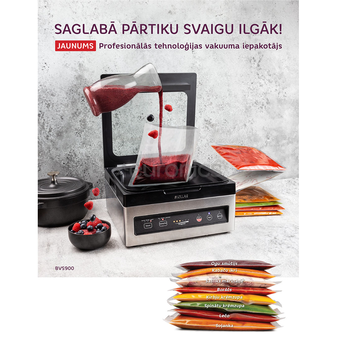 Stollar the Vacuum Pro Plus, pelēka - Vakuuma iepakotājs