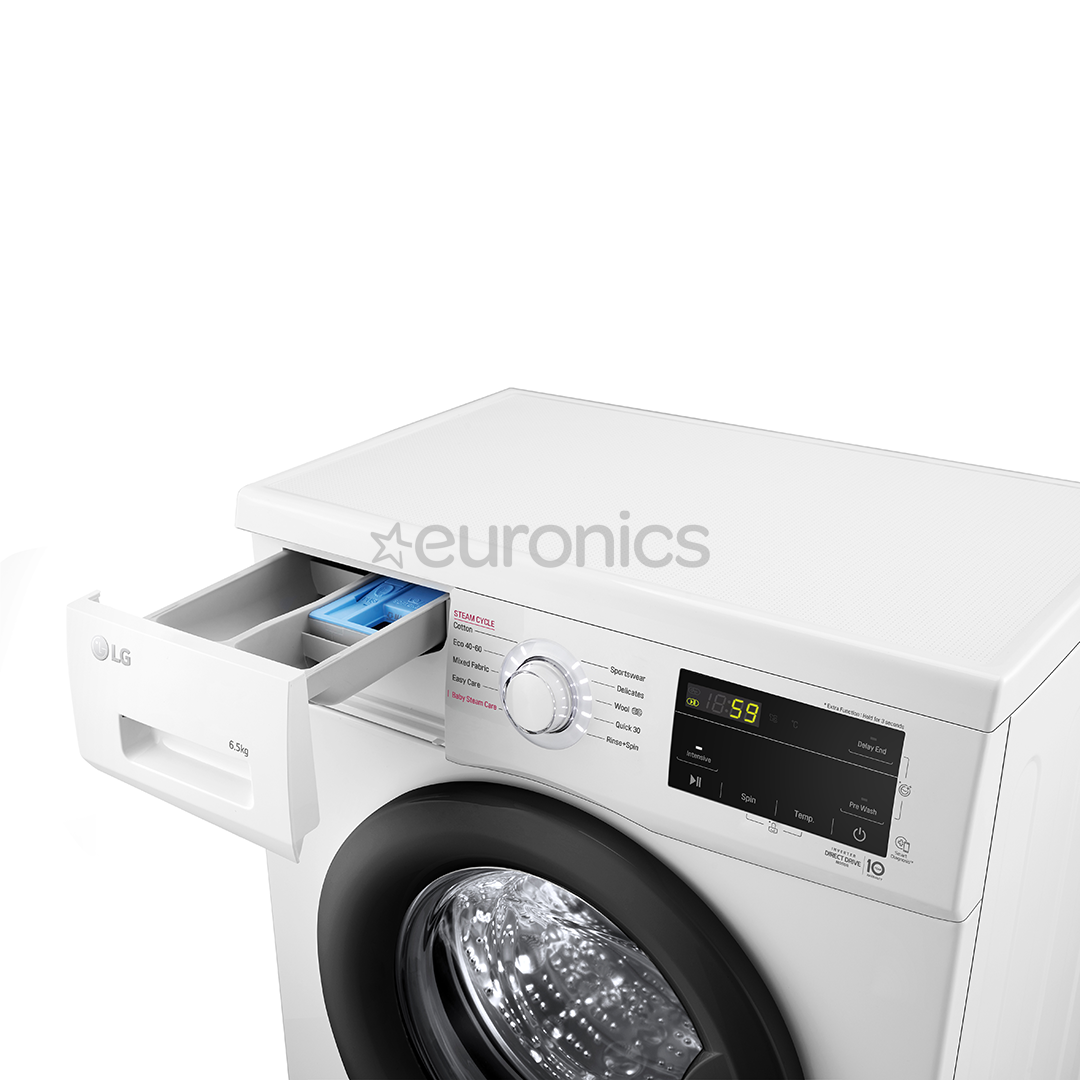 LG, 6.5 kg, depth 44 cm, 1200 rpm - Front load washing machine