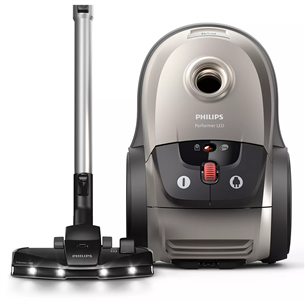 Philips Performer LED 8000, 900 W, pelēka - Putekļu sūcējs