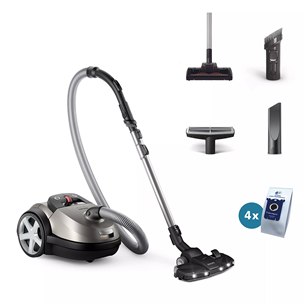 Philips Performer LED 8000, 900 W, pelēka - Putekļu sūcējs