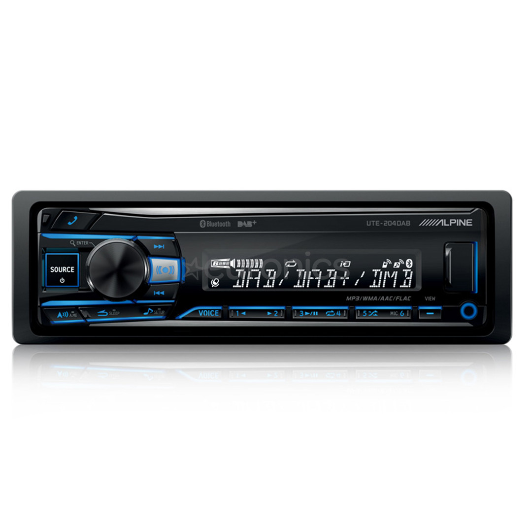 Alpine UTE-204DAB, black - Car stereo