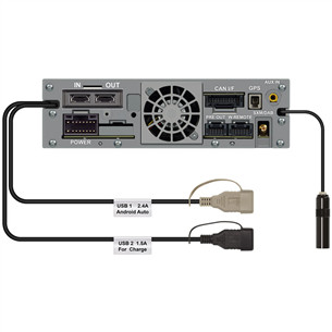 Alpine Halo9, 9'', melna - Auto multivides atskaņotājs