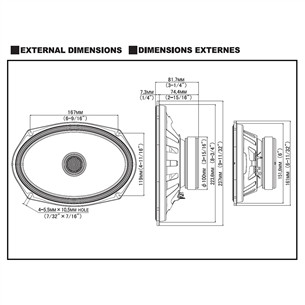 Alpine S2-S69 S-Series, 16 см x 24 см - Автомобильные динамики