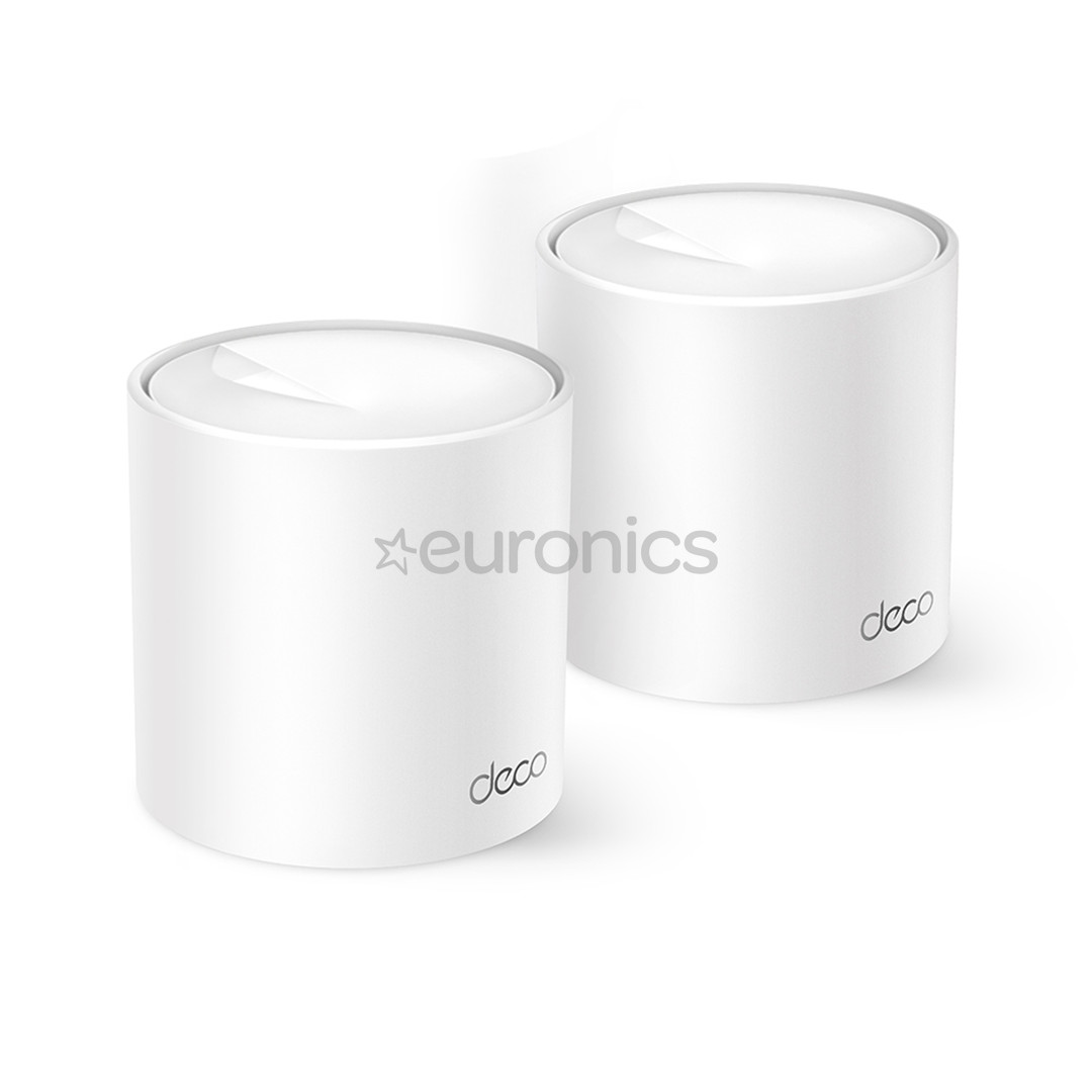TP-Link Deco X10, 2-PACK, WiFi 6, mesh, balta - Bezvadu rūteris