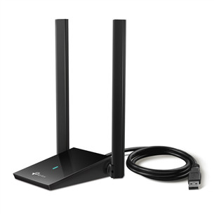 TP-Link Archer TX20U Plus, AX1800, WiFi 6, melna - Wi-Fi adapteris