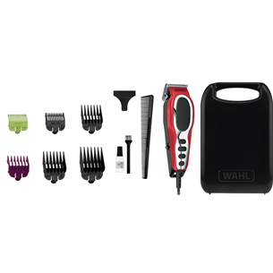 Wahl Close Cut Pro, sarkana - Matu griežamā mašīna