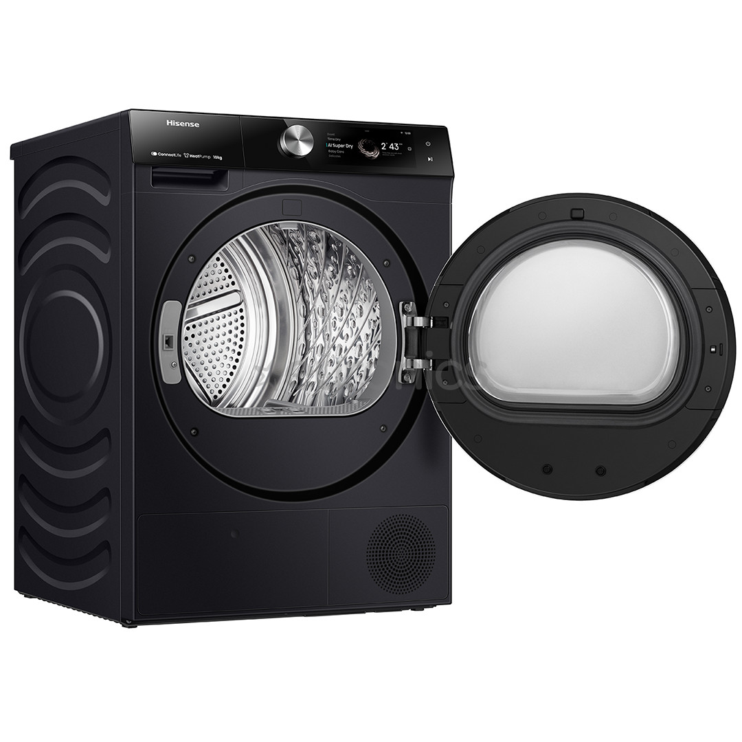 Hisense, 10 kg, dziļums 61 cm - Veļas žāvētājs