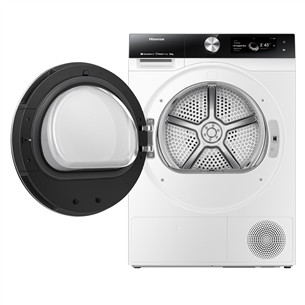 Hisense, 10 kg, depth 61 cm - Clothes dryer