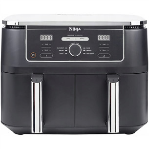 Ninja Foodi MAX Dual Zone, 9.5 L, 2470 W, melna - Karstā gaisa friteris
