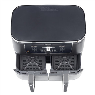 Ninja Foodi MAX Dual Zone, 9.5 L, 2470 W, melna - Karstā gaisa friteris