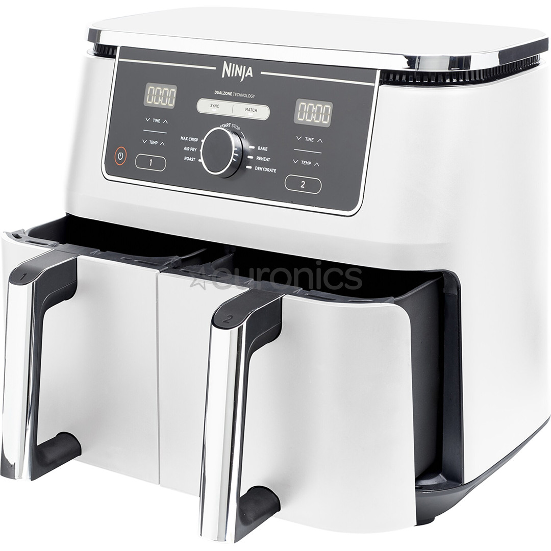 Ninja Foodi MAX Dual Zone, 9.5 L, 2470 W, white - Air fryer