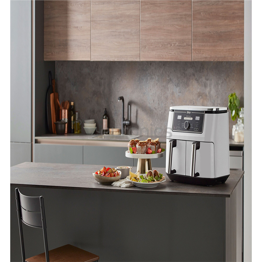 Ninja Foodi MAX Dual Zone, 9.5 L, 2470 W, white - Air fryer