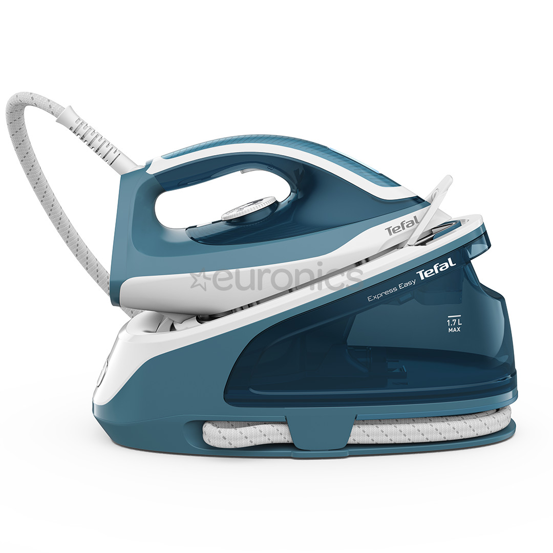 Tefal Express Easy, 2200 W, zila/balta - Gludināšanas sistēma