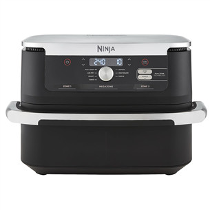 Ninja Foodi FlexDrawer Dual, 10.4 L, 2470 W, melna - Karstā gaisa friteris AF500EU