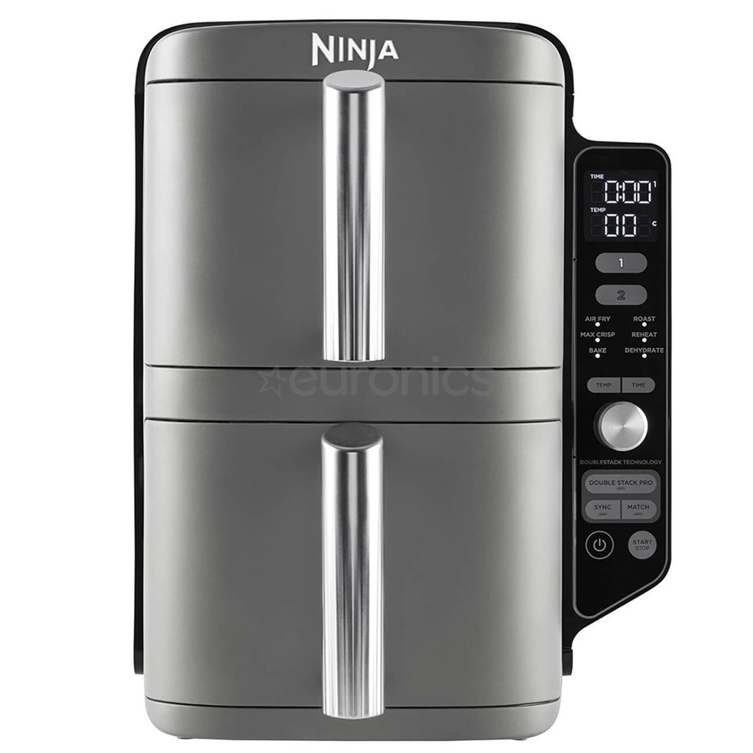 Ninja Double Stack XL, 9.5 L, 2470 W, pelēka - Karstā gaisa friteris