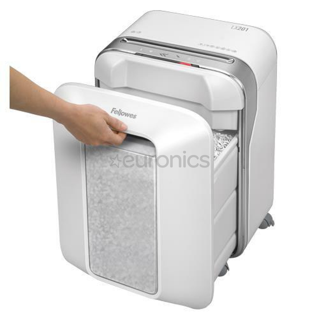 Fellowes Powershred LX201, белый - Измельчитель бумаги