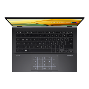 ASUS Zenbook 14, 14'', OLED, 2.8K, 90 Hz, Ryzen 5, 16 GB, 512 GB, ENG, melna - Portatīvais dators
