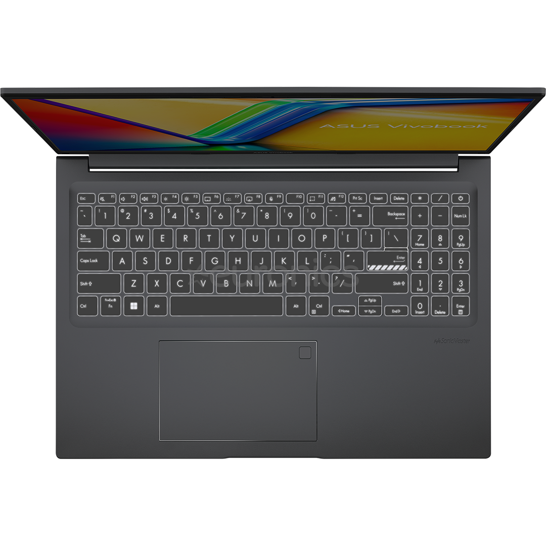 Asus VivoBook 16, 16'', IPS, WUXGA Ryzen 5, 16 ГБ, 512 ГБ, черный - Ноутбук
