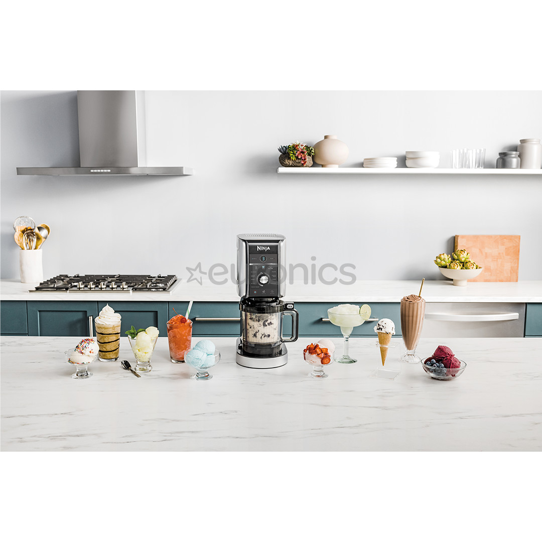 Ninja CREAMi Deluxe, 10-in1, black/silver - Ice cream maker