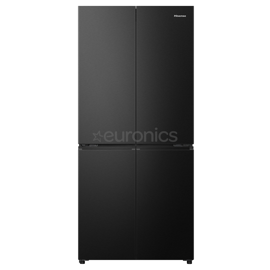 Hisense, Cross Door, No Frost, 483 L, augstums 179 cm, melna - SBS Ledusskapis