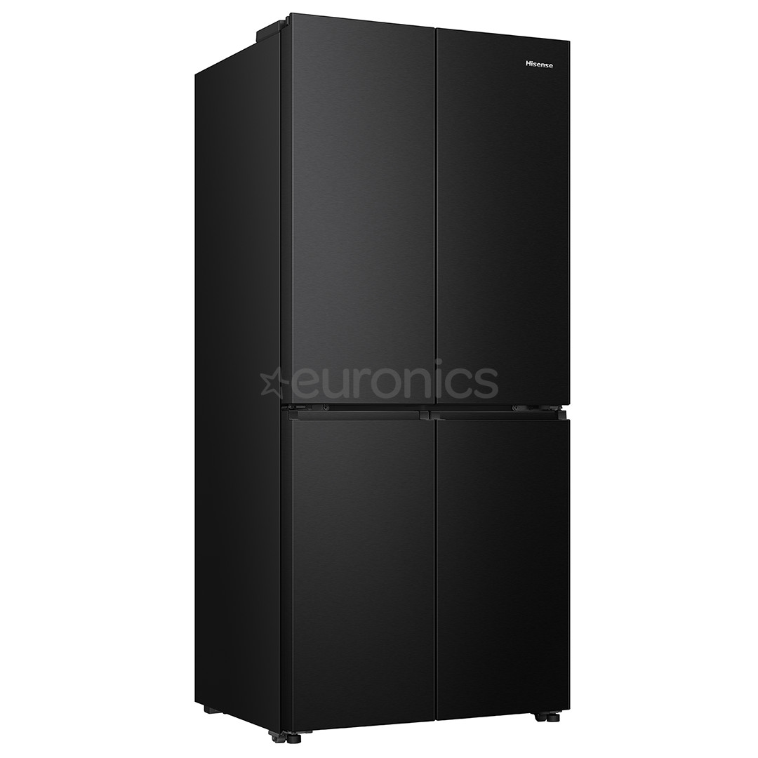 Hisense, Cross Door, No Frost, 483 L, augstums 179 cm, melna - SBS Ledusskapis