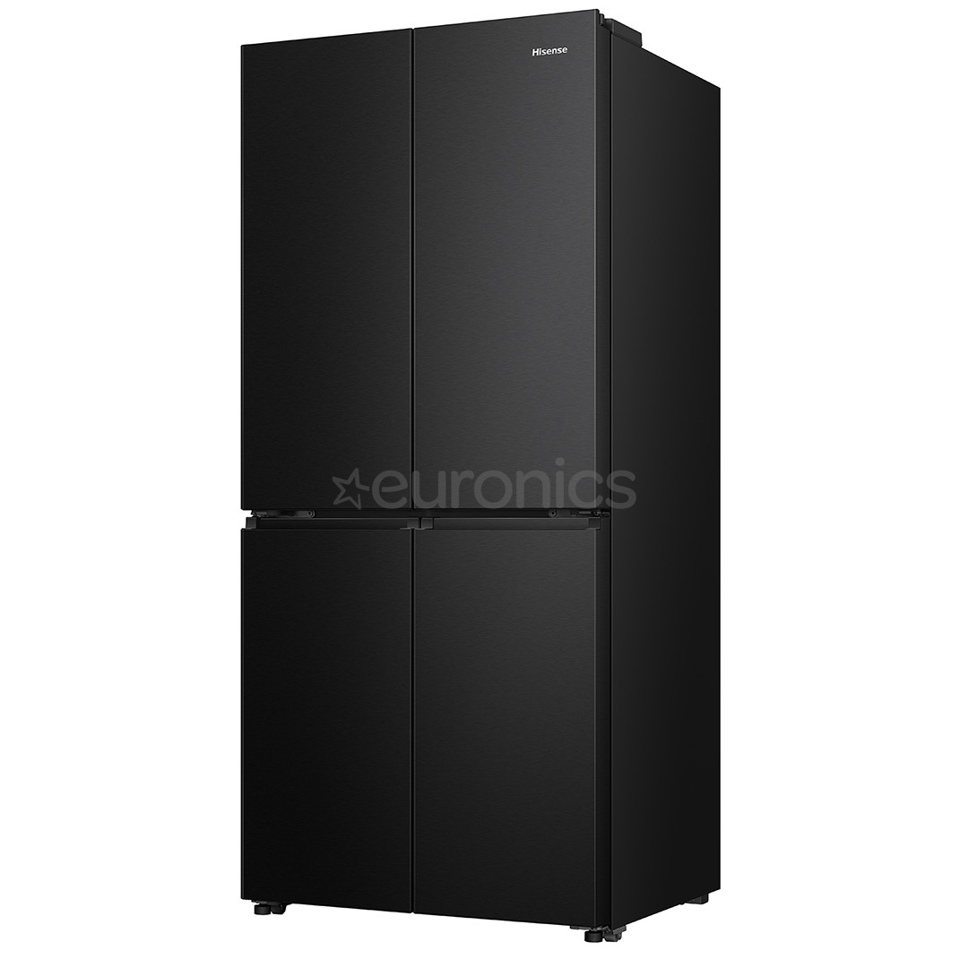 Hisense, Cross Door, No Frost, 483 L, augstums 179 cm, melna - SBS Ledusskapis