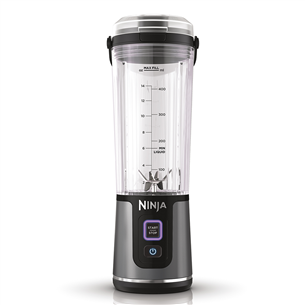 Ninja Blast, melna - Portatīvais bezvadu blenderis BC151EUBK