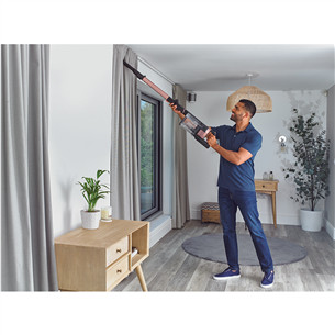 Shark Stratos Anti Hair Wrap Plus, tumši pelēka/rozā zelta - Bezvadu putekļu sūcējs