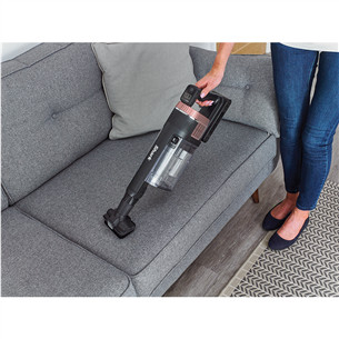 Shark Stratos Anti Hair Wrap Plus, tumši pelēka/rozā zelta - Bezvadu putekļu sūcējs