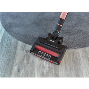 Shark Stratos Anti Hair Wrap Plus, tumši pelēka/rozā zelta - Bezvadu putekļu sūcējs