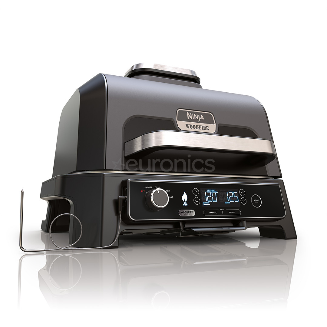 Ninja Woodfire Pro XL, melna - Elektriskais āra grils