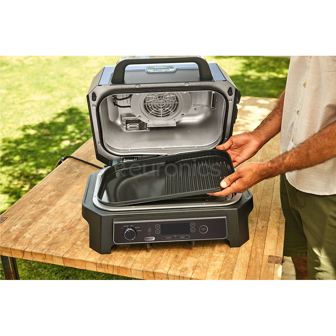 Ninja Woodfire Pro XL, melna - Elektriskais āra grils