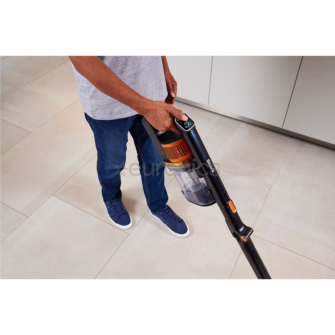 Shark Anti Hair Wrap, melna/vara - Bezvadu putekļu sūcējs