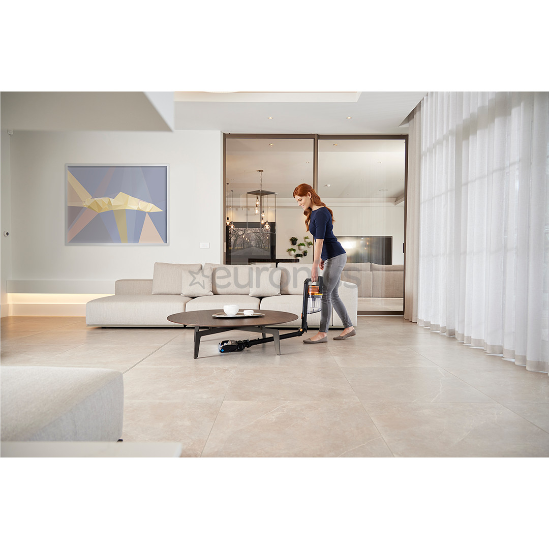 Shark Anti Hair Wrap, melna/vara - Bezvadu putekļu sūcējs