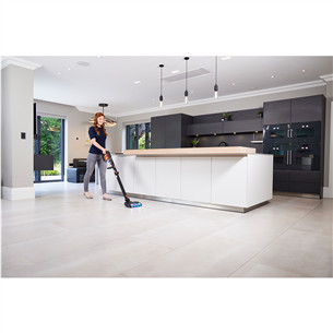 Shark Anti Hair Wrap, melna/vara - Bezvadu putekļu sūcējs