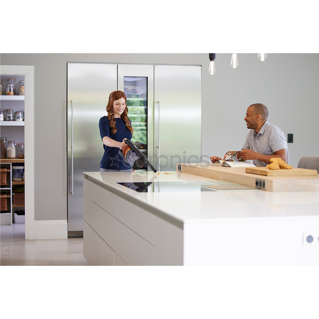 Shark Anti Hair Wrap, melna/vara - Bezvadu putekļu sūcējs