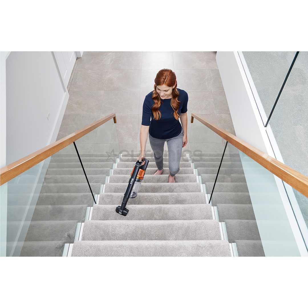 Shark Anti Hair Wrap, melna/vara - Bezvadu putekļu sūcējs