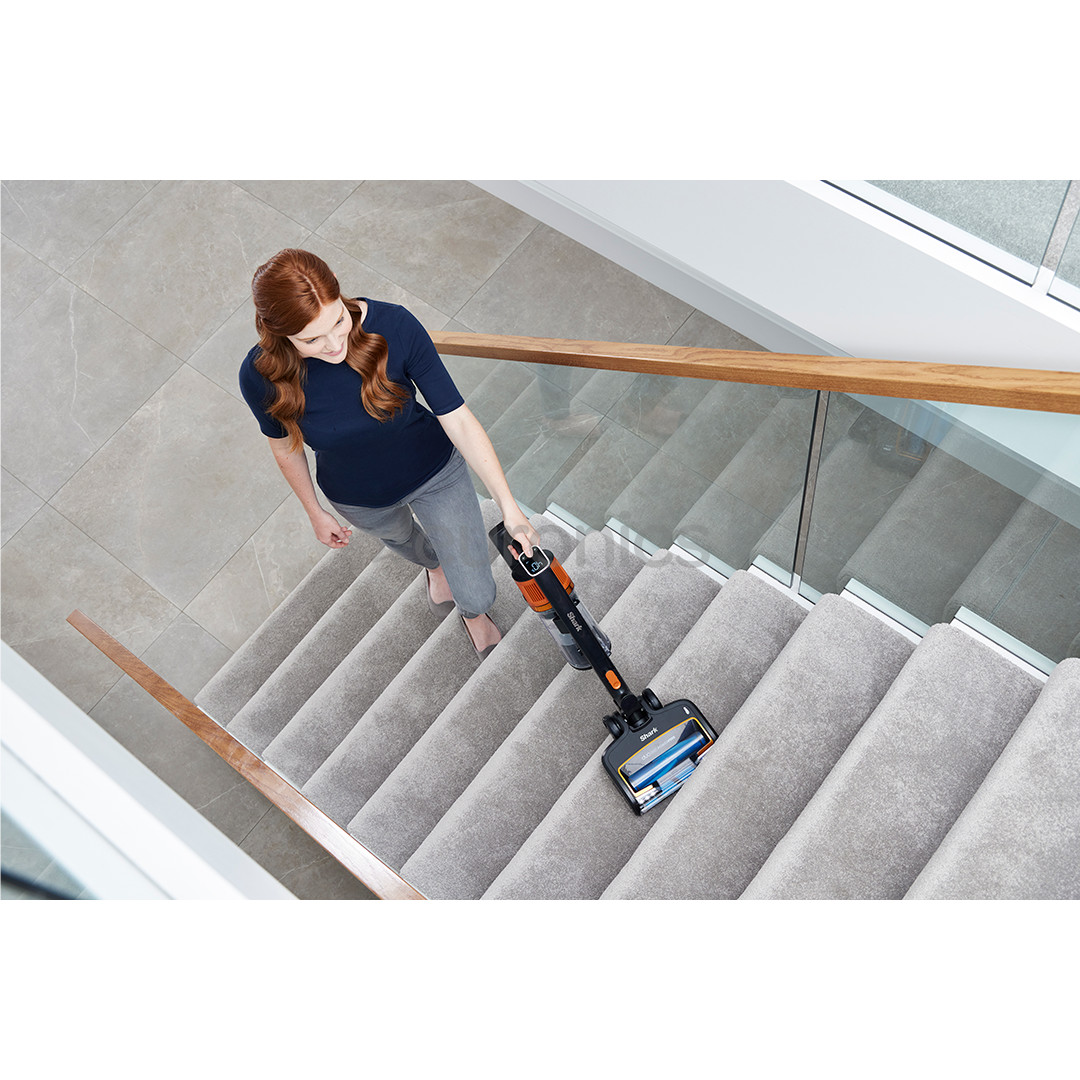 Shark Anti Hair Wrap, melna/vara - Bezvadu putekļu sūcējs