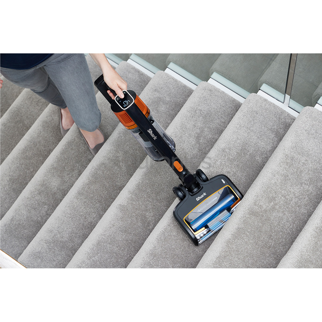 Shark Anti Hair Wrap, melna/vara - Bezvadu putekļu sūcējs