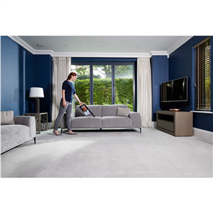 Shark Anti Hair Wrap, melna/vara - Bezvadu putekļu sūcējs